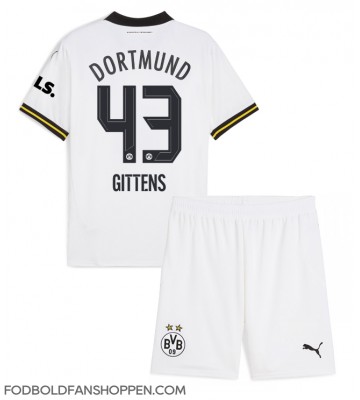 Borussia Dortmund Jamie Bynoe-Gittens #43 Tredjetrøje Børn 2024-25 Kortærmet (+ Korte bukser)